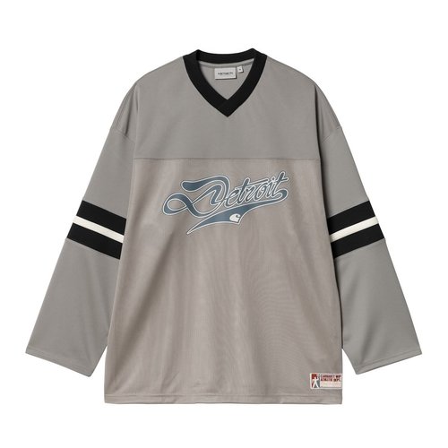 Carhartt WIP L/S Detroit Mesh T-Shirt Yosemite Black Wax - I034620_32K_XX
