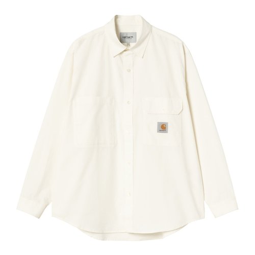 Carhartt WIP Carhartt White Poplin L/s Shirt - I034530_D6_XX