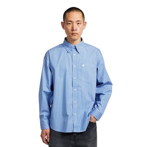 Carhartt WIP L/S Keene Shirt - Curacao - I036805_3T5_XX