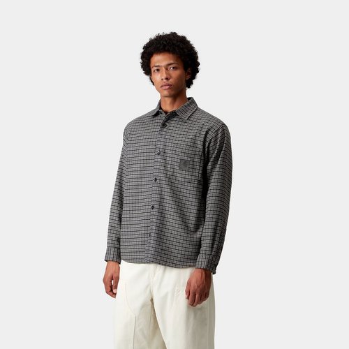 Carhartt WIP L/S Lowis Shirt - Lowis Houndstooth/Grey Heather - I035328_35L_XX