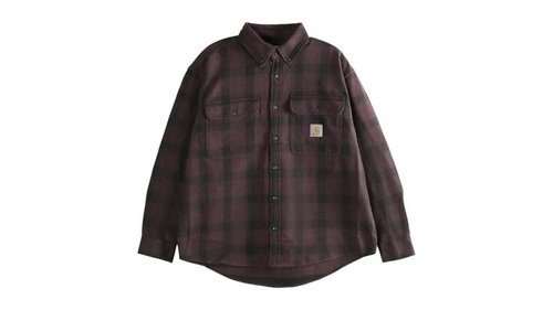 Carhartt WIP Long Sleeve Edmands Shirt - Natural/Palisander - I035951_3J2_XX