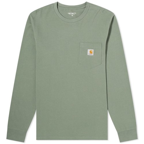 Carhartt WIP Long Sleeve Pocket T-Shirt - Park - I030437_1YF_XX