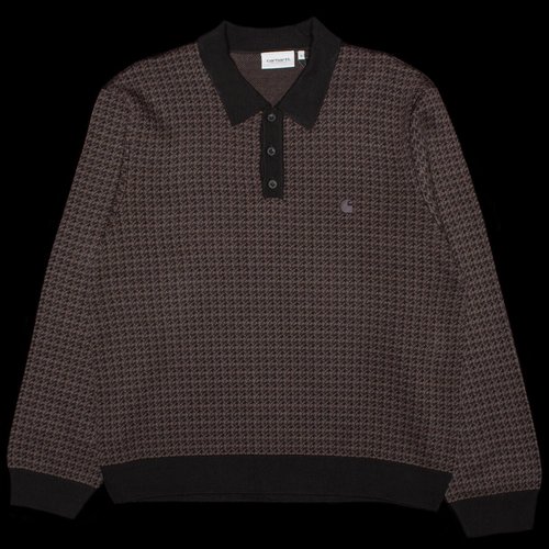 Carhartt WIP Lowis Houndstooth Polo - I035395-35M