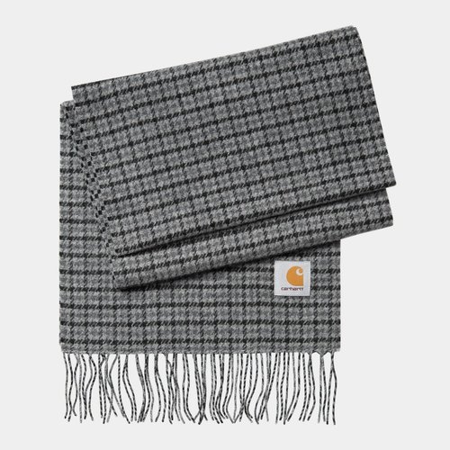 Carhartt WIP Lowis Scarf Lowis Houndstooth, Grey Heather - I035472_35L_XX