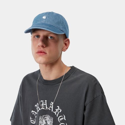 Carhartt WIP Lucas Cap - Blue Bleached - I036364_01_35