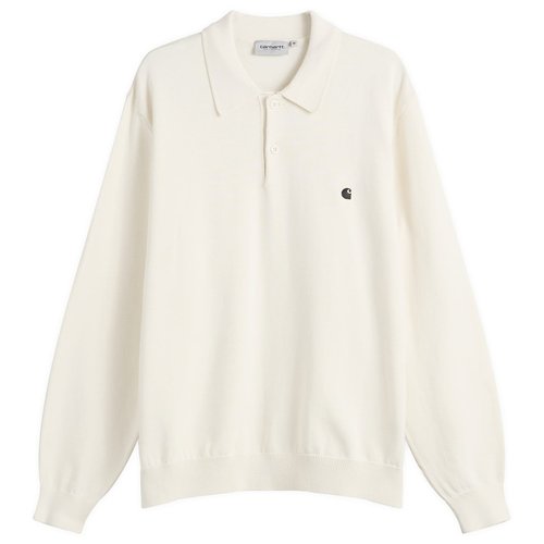 Carhartt WIP Madison Knit Polo - Cinnerus/Black - I036162_3O_MX