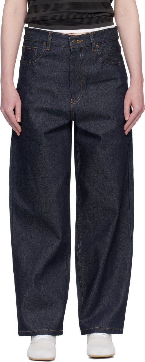 Carhartt WIP Navy Brandon Jeans - Blue/rigid - I035892_01_01