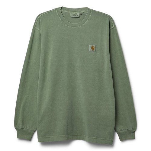 Carhartt WIP Nelson Long Sleeve T-Shirt - Park Garment Dyed - I029948_1YF_GD