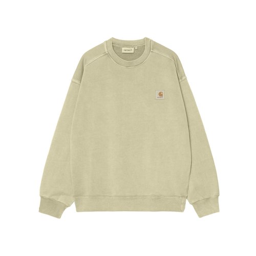 Carhartt WIP Nelson Sweat - Gentle Green Garment Dyed - I029957_3IE_GD