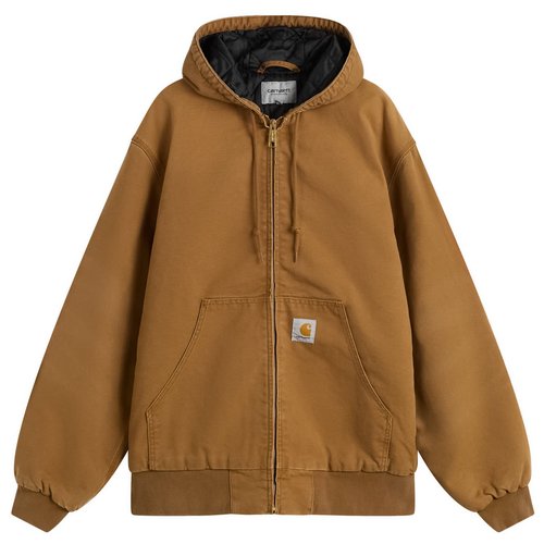 Carhartt WIP OG Active Jacket - Hamilton Brown Stone Canvas - I035891_HZ_4O