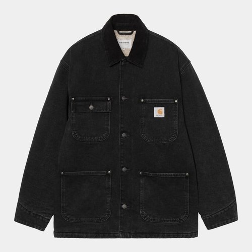Carhartt WIP Denim OG Chore Coat - Black Stone Washed - I035877_00E_06