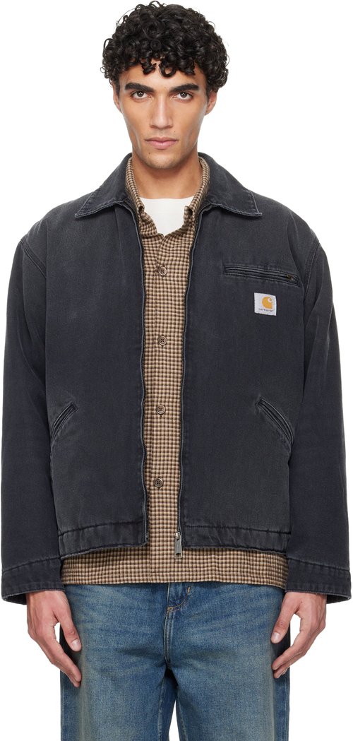 Carhartt WIP OG Detroit Denim Jacket - Black - I036259_89_B7