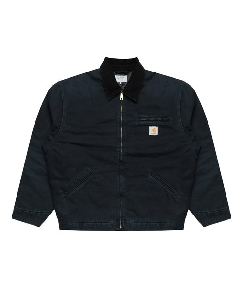 Carhartt WIP OG Detroit Jacket - Black Stone Canvas - I035614_00E_4O