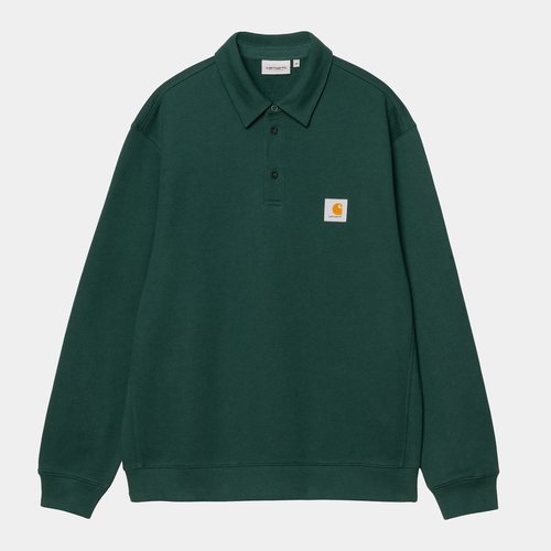Carhartt WIP Polo Sweatshirt - Dark Fir - I035532_05A_XX