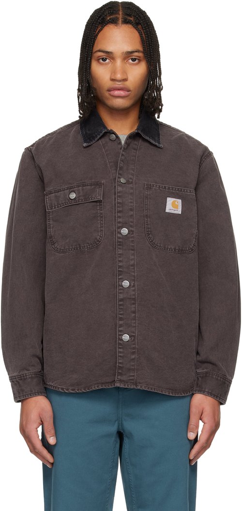 Carhartt WIP Purple Mitch Overshirt - Palisander/Blk - I036262_3AN_0J