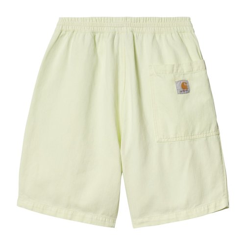 Carhartt WIP Rainer Short Herringbone, 8 oz - Air Green Garment Dyed - I034818_2P6_GD