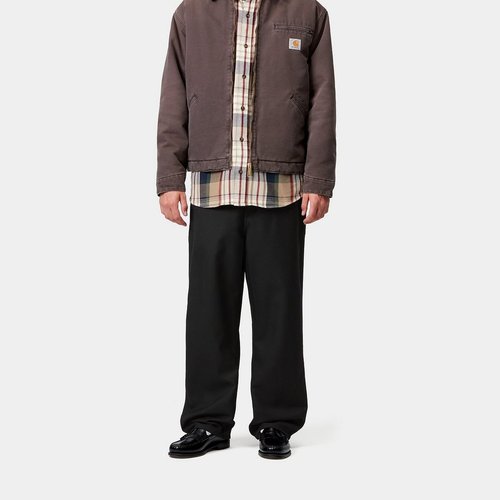Carhartt WIP Ray Single Knee Pant Twill, 7.7 oz - Black Rigid - I035635_89_01