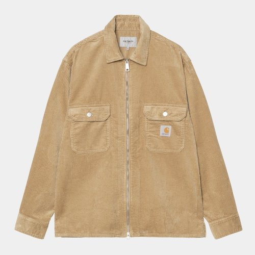 Carhartt WIP Reynold Shirt Jac - Leather Rinsed - I036049_8Y_02