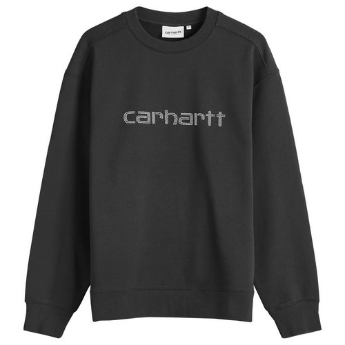 Carhartt WIP Rivet Script Sweatshirt - Black/Silver - I034420_0M4_XX
