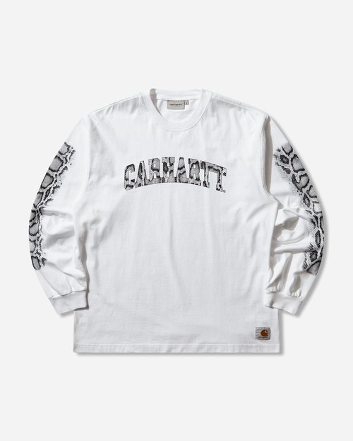 Carhartt WIP s Camo Snake Longsleeve T-Shirt White - I036387_02_60