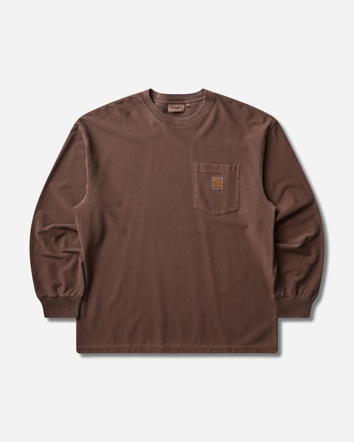 Carhartt WIP s Loose Pocket Longsleeve T-Shirt - Garment Dyed - I036862_47_GD