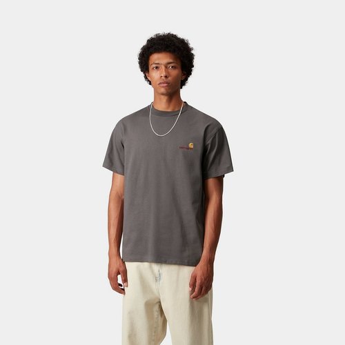 Carhartt WIP American Script T-Shirt - Porphyry - I029956_33C_XX