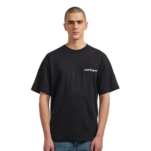Carhartt WIP Short Sleeve Caps T-Shirt - Black - I036012_89_XX