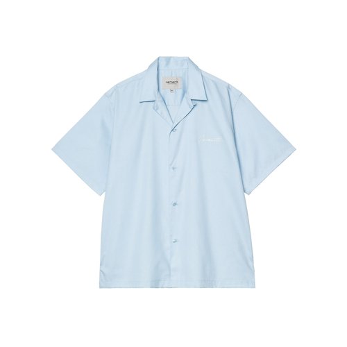 Carhartt WIP S/S Delray Shirt - Icaria/White - I031465_3M3_XX