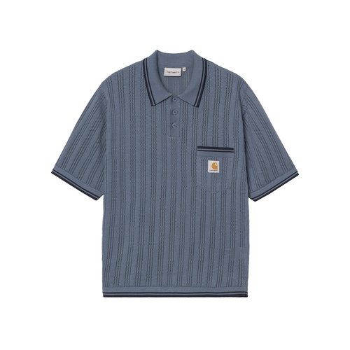Carhartt WIP S/S Ramsey Polo - Velvet Blue/Deep Night - I036168_3QH_XX