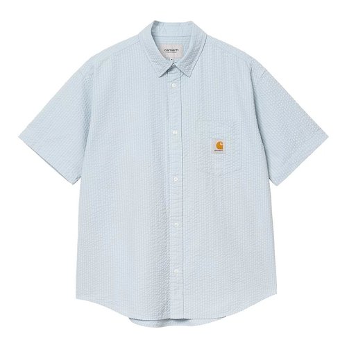 Carhartt WIP S/S Toland Shirt - Toland Stripe/Blue Fog - I035151_31S_XX