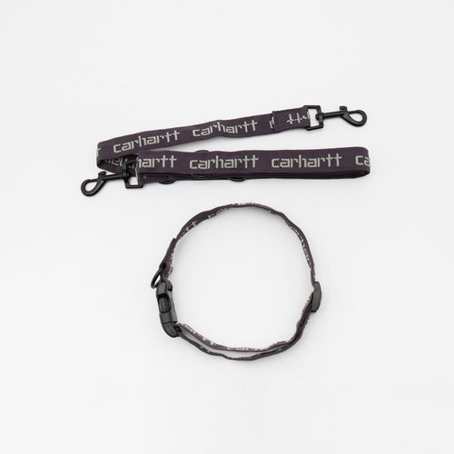 Carhartt WIP Script Dog Leash and Collar - Artichoke/Misty Sage - I030251_11Z_XX
