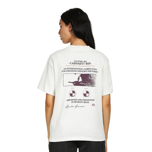 Carhartt WIP W' S/S Sensory T-Shirt - Wax Heavy Stone Wash - I030936_D6_60