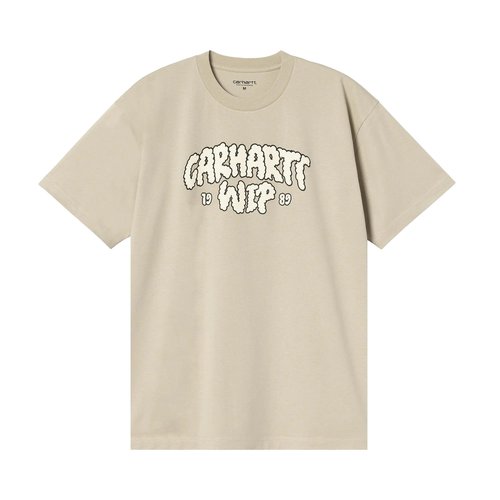 Carhartt WIP Short-Sleeve Cloud Script T-Shirt - I036200 BARC