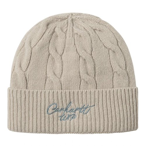 Carhartt WIP Signature Cable Beanie - Fleur De Sel/Citadel - I035464_38Q_XX