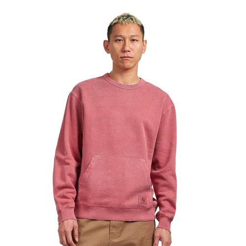 Carhartt WIP Crewneck Sweatshirt - Marsala Grind Wash - I036054_33G_B7