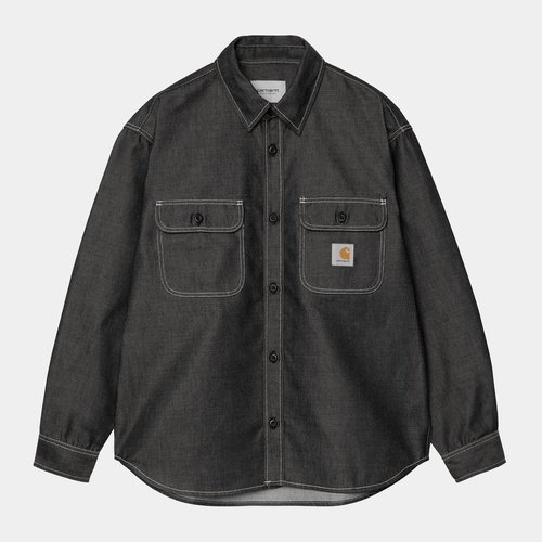 Carhartt WIP Tigan Denim Overshirt - Black - I036263_89_01