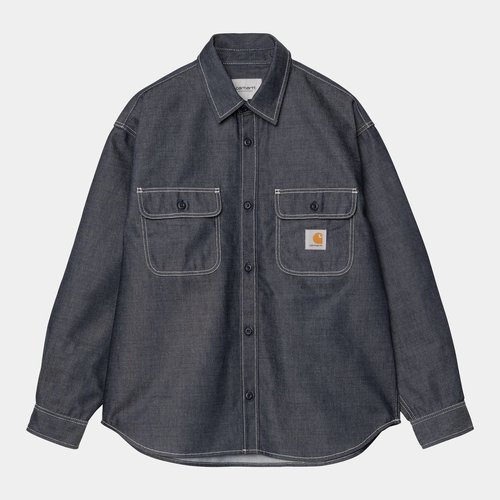 Carhartt WIP Tigan Denim Overshirt - Blue - I036263_01_01