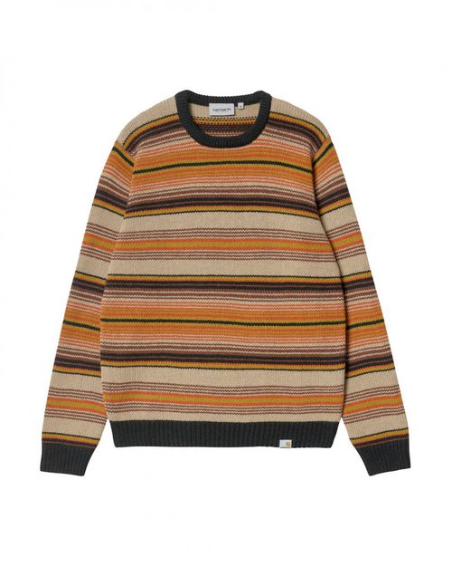 Carhartt WIP Tuscon Sweater - Tuscon Stripe/Offroad - I029521_0K5_XX