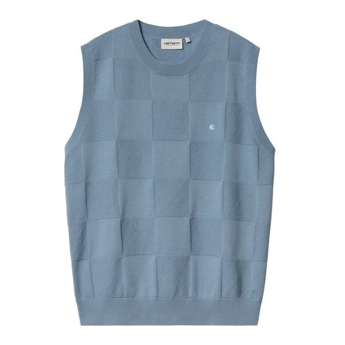 Carhartt WIP W' Checker Vest Sweater - Frosted Blue - I034544_0F4_XX