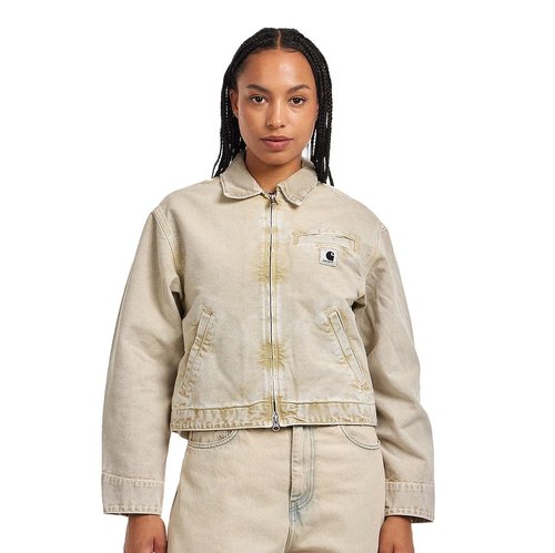 Carhartt WIP W' Emery Jacket Canvas, 12 oz - Dusty H Brown/Dusty H Brown Chalk Wash - I035570_0ME_5F