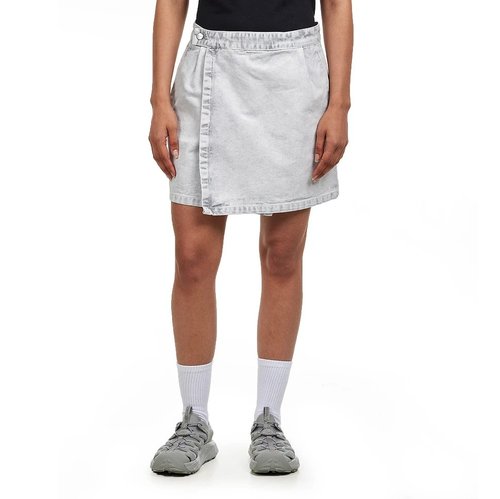 Carhartt WIP W' Emery Skirt Canvas, 12 oz - Black Chalk Wash - I035575_89_5F