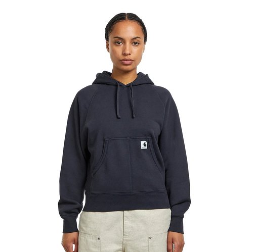Carhartt WIP W' Hooded Hudson Sweat - Black Chalk Wash - I035137_89_5F