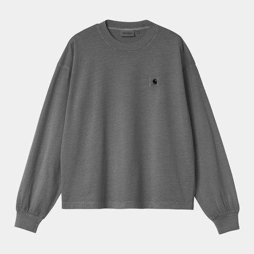 Carhartt WIP Carhartt Nelson Long-sleeve Grey T-shirt - I033052_89_GD