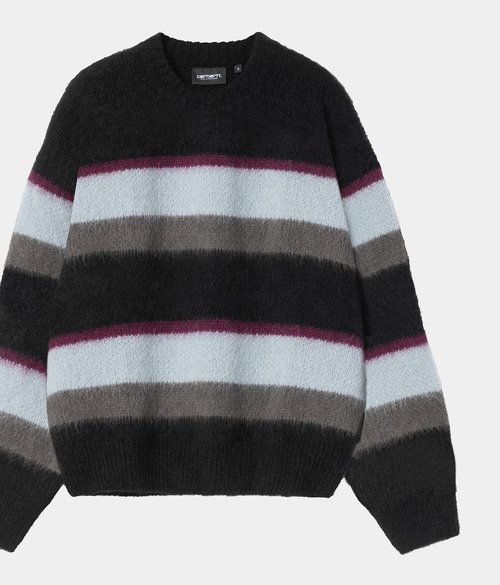 Carhartt WIP W' Merlin Sweater - Sundling Stripe/Citadel - I035385_3D8_XX