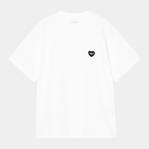 Carhartt WIP W' S/S Heart Patch T-Shirt - White/Black - I032318_00A_XX