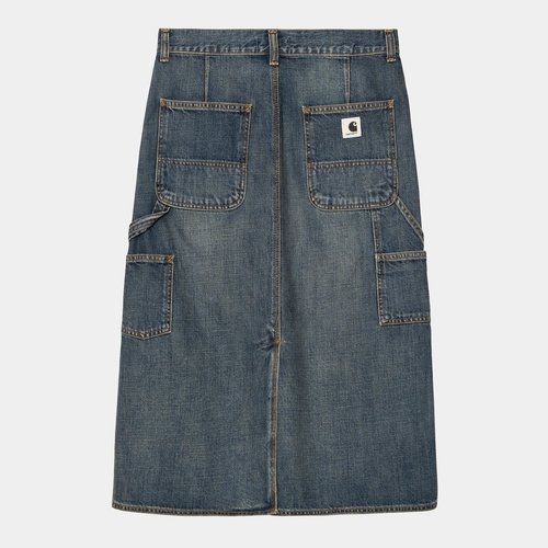 Carhartt WIP Single Knee Midi Skirt - Blue - I034224_01_4Q