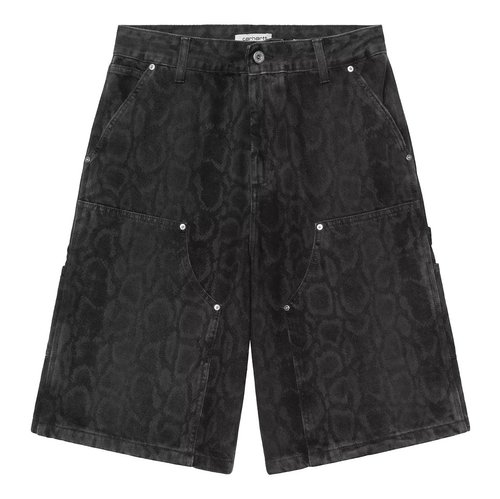 Carhartt WIP Snake Nixon Double Knee Denim Shorts - Snake Camo/Black - I036866_3R2_60