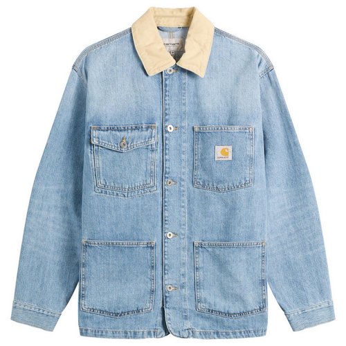 Carhartt WIP Warren Chore Coat - Blue Burst/Dusty Hamilton Brown - I036592_2X_NU