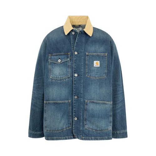 Carhartt WIP Warren Chore Coat - I036592 BLUE
