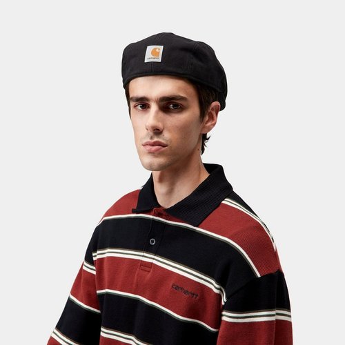Carhartt WIP Webster Hat "Dearborn, Uncoated' Canvas, 11.4 oz - Black Stone Washed - I035405_89_06